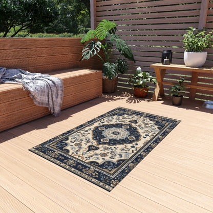 Durable and Stylish Outdoor Rug - Oriental Inspired