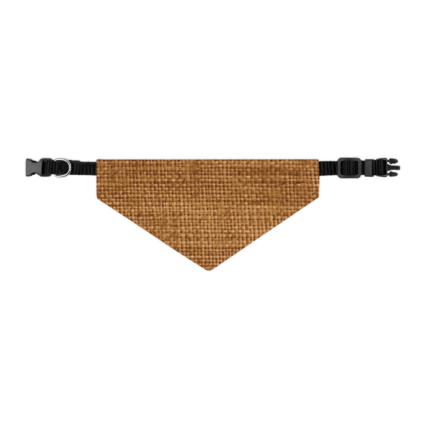 Brown Light Chocolate: Denim-Inspired Elegant Fabric - Dog & Pet Bandana Collar