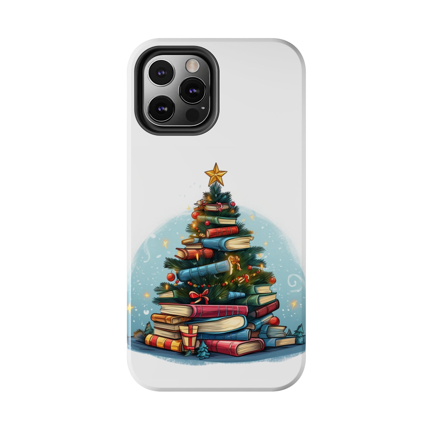 Book Lover Christmas Tree, Gift For Readers - Tough Phone Cases