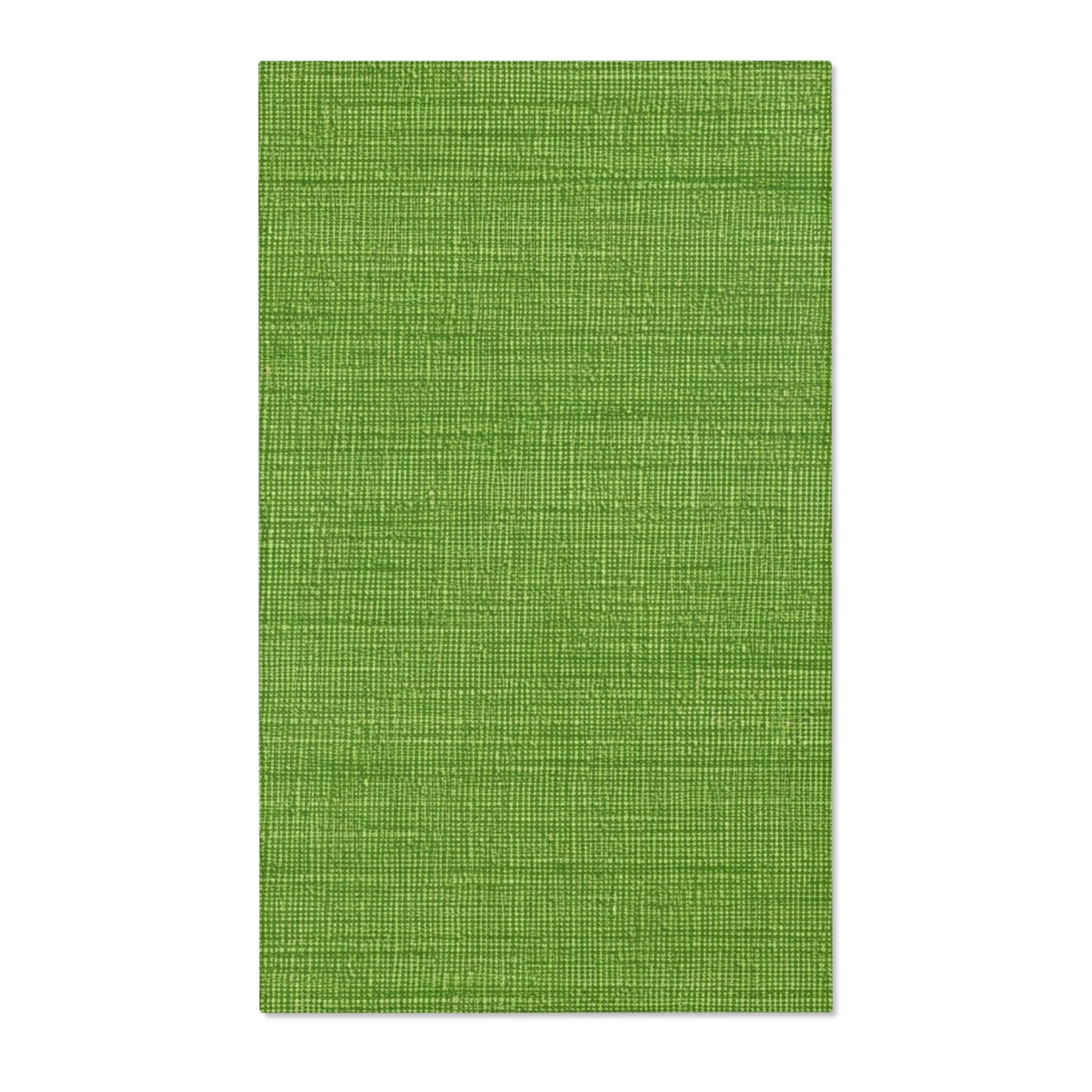 Olive Green Denim-Style: Seamless, Textured Fabric - Area Rugs