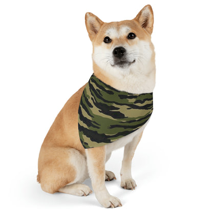 Tiger Stripe Camouflage: Military Style - Dog & Pet Bandana Collar