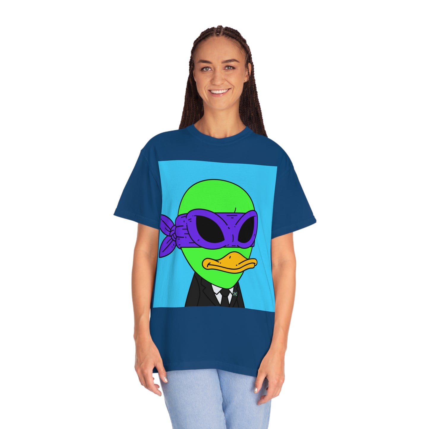 Alien Visitor 751Galactic - Unisex Garment-Dyed T-shirt