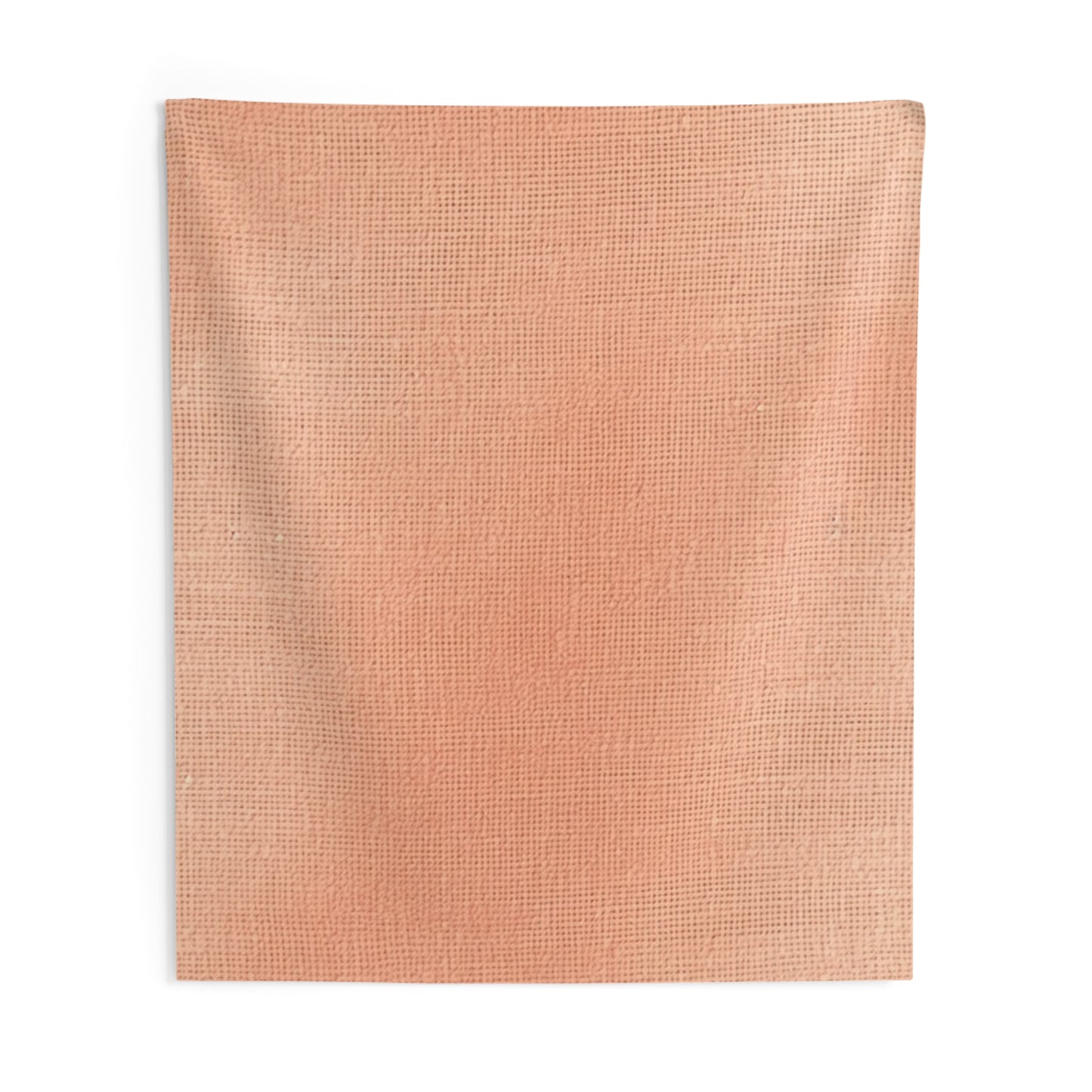 Melocotón rosa-naranja suave: tela exuberante inspirada en la mezclilla - Tapices de pared para interiores 