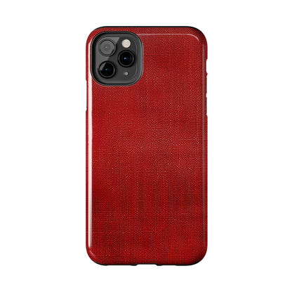 Juicy Red Berry Blast: Denim Fabric Inspired Design - Tough Phone Cases