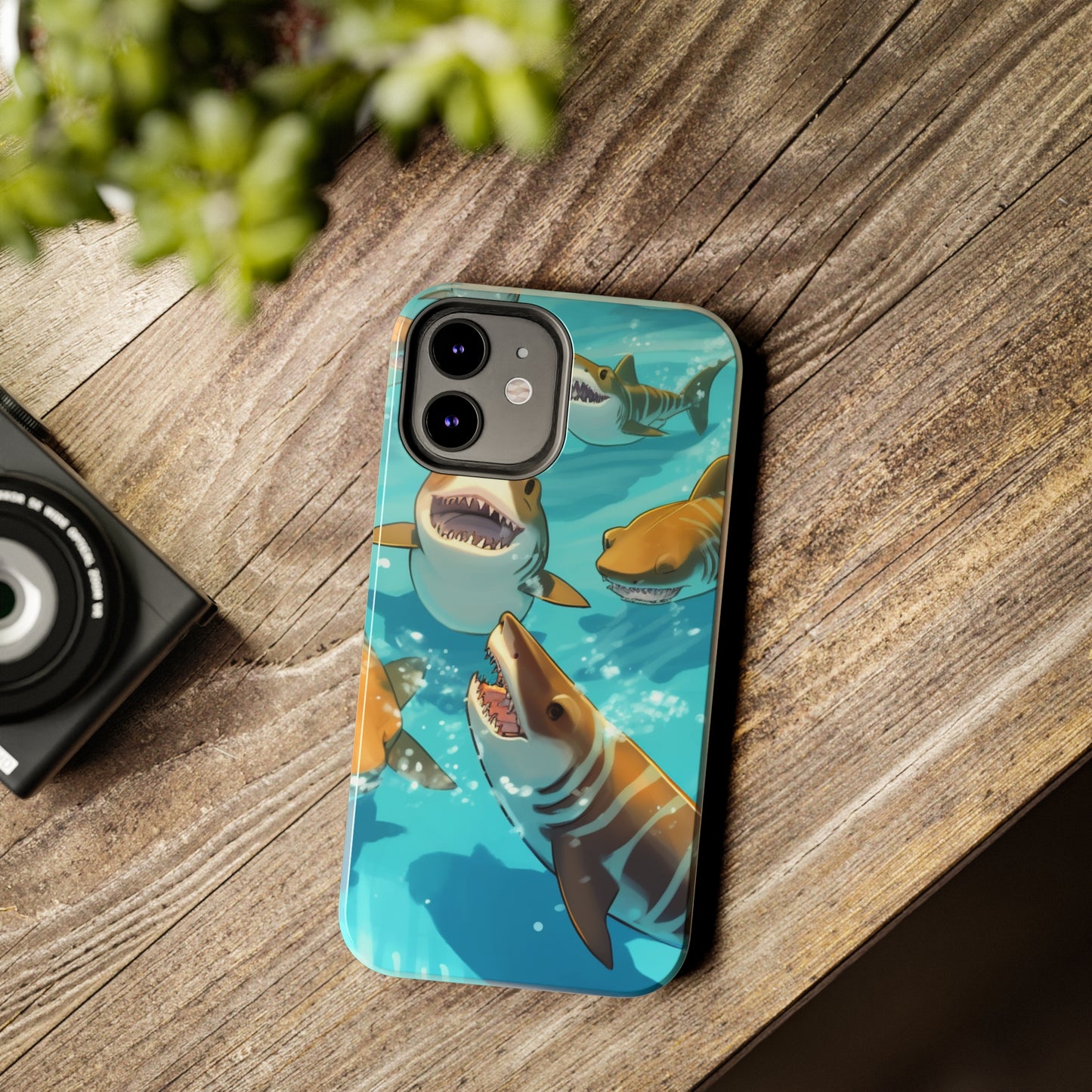 Tiger Shark: Ocean Marine Wildlife - Underwater - Tough Phone Cases