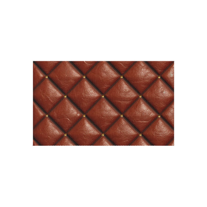 Brown Leather Cognac Pattern Rugged Durable Design Style - Outdoor Rug