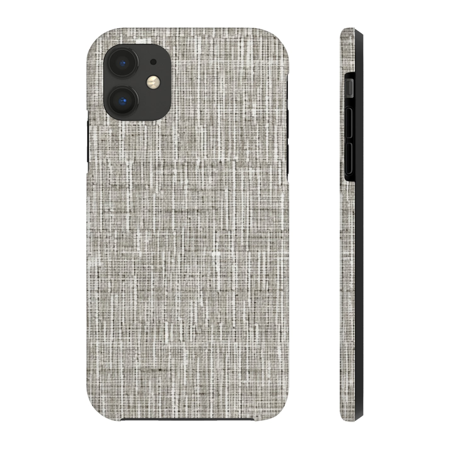 Silver Grey: Denim-Inspired, Contemporary Fabric Design - Tough Phone Cases