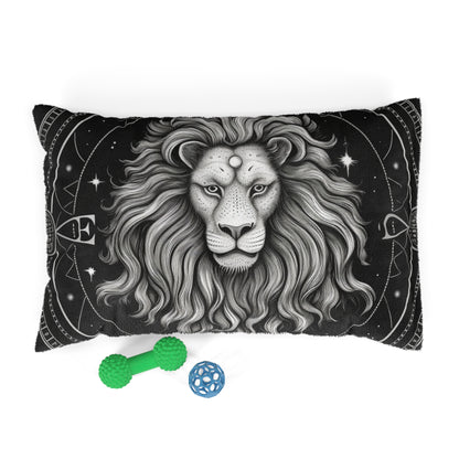 Leo Zodiac Design, Lion Symbol, Indoor Polyester & Cotton Pet Bed