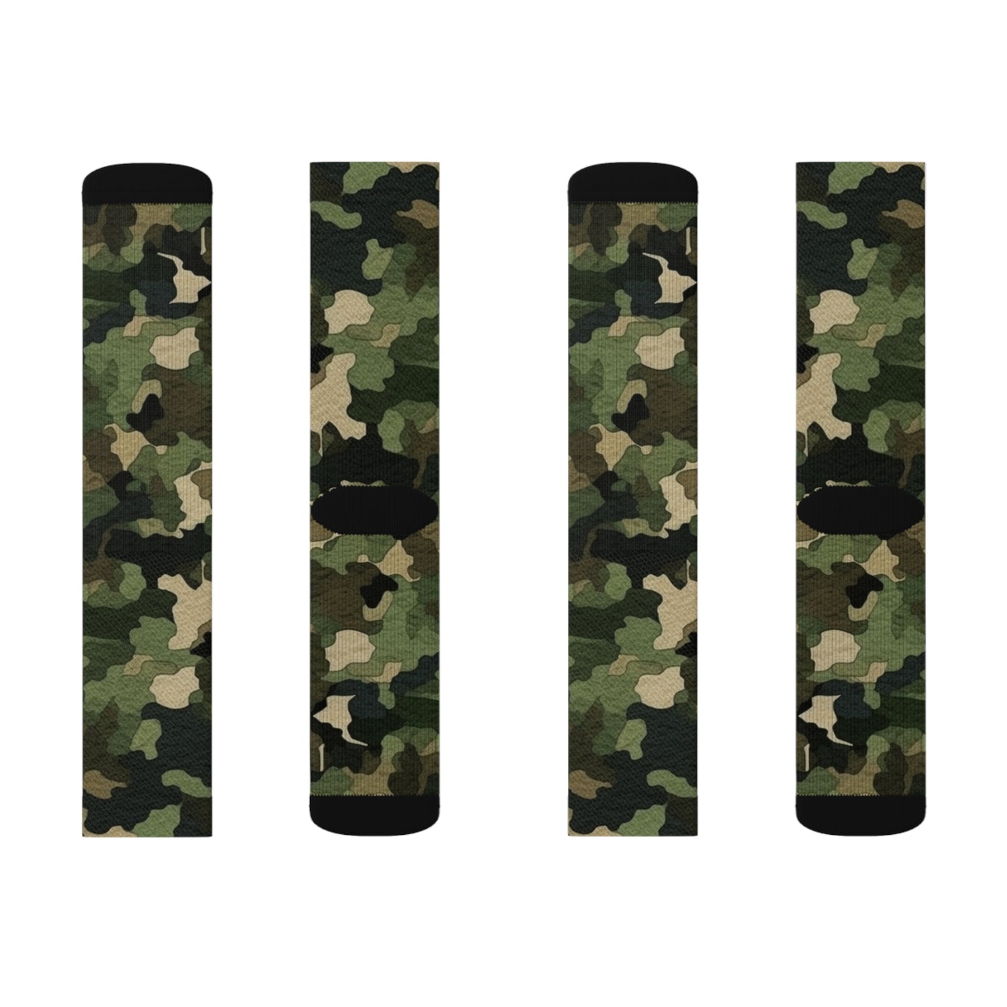 Classic Camo | Camouflage Wrap | Traditional Camo - Sublimation Socks