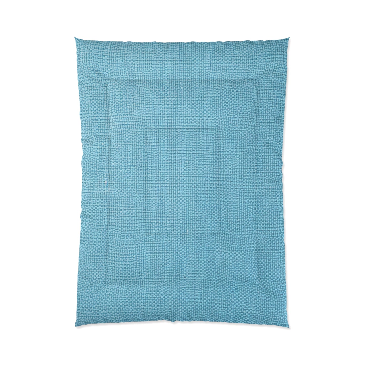 Bright Aqua Teal: Denim-Inspired Refreshing Blue Summer Fabric - Comforter