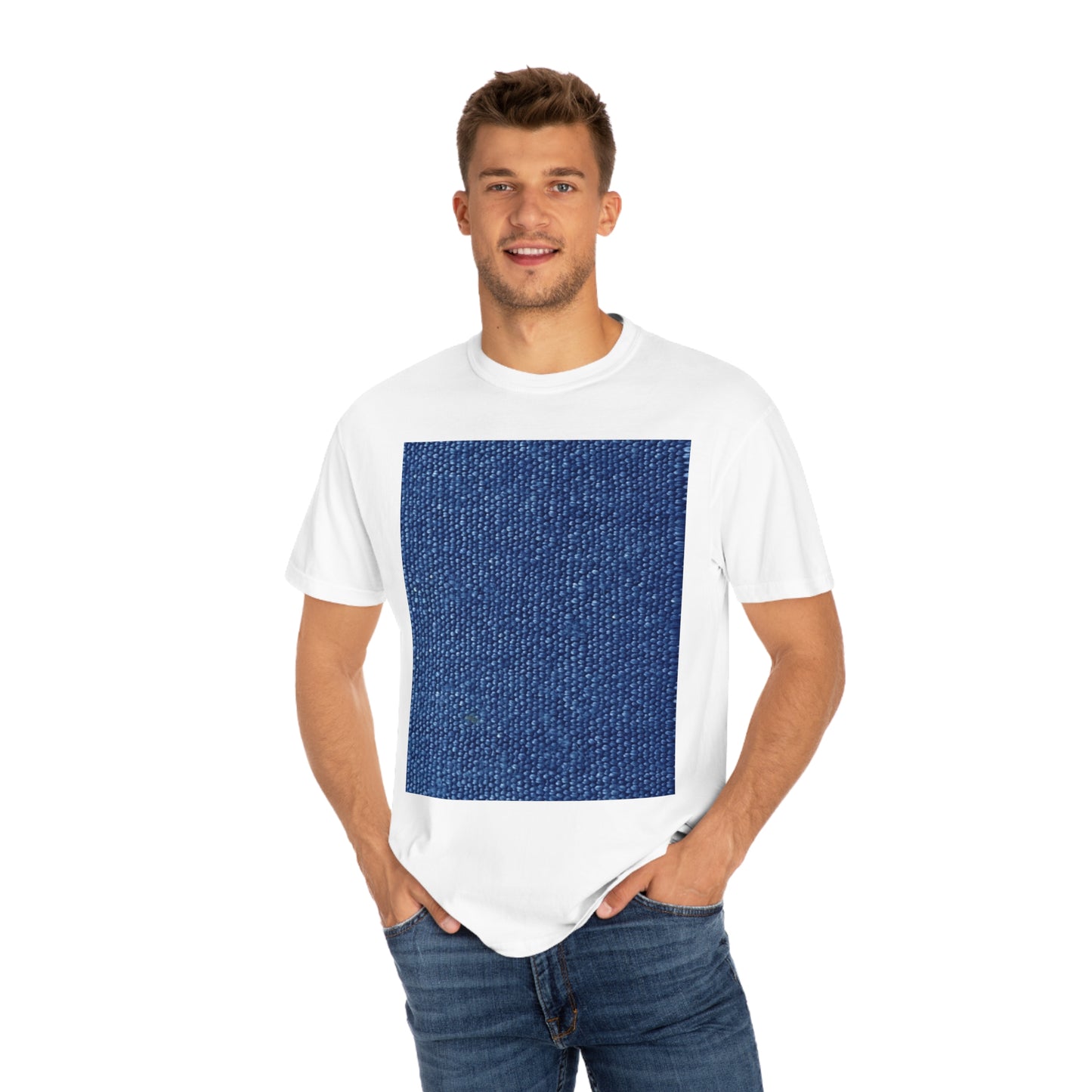 Marine Carpet Outdoor Bass Boat Style Diseño vaquero - Camiseta unisex teñida en prenda 