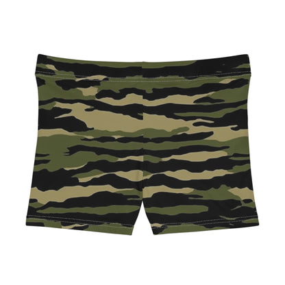 Tiger Stripe Camouflage: Military Style - Women's Shorts (AOP)