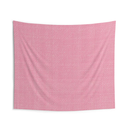 Pastel Rose Pink: Denim-Inspired, Refreshing Fabric Design - Indoor Wall Tapestries