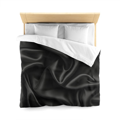 Black Silk, Microfiber Duvet Cover