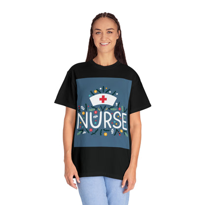 Nurse Christmas - Unisex Garment-Dyed T-shirt