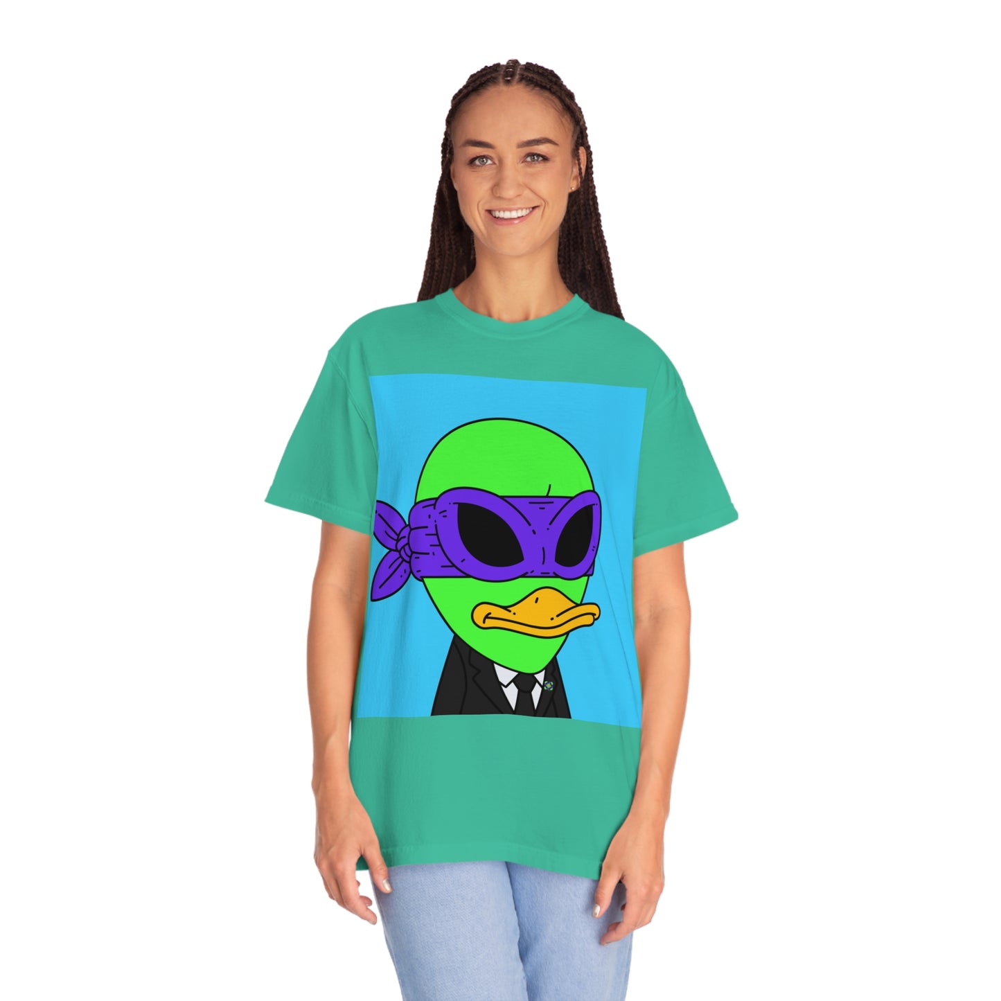 Alien Visitor 751Galactic - Unisex Garment-Dyed T-shirt