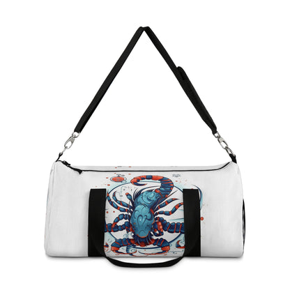 Cute Scorpio Zodiac Sign - Big Claws, Long Tail Cosmic Astrology Symbol - Duffel Bag