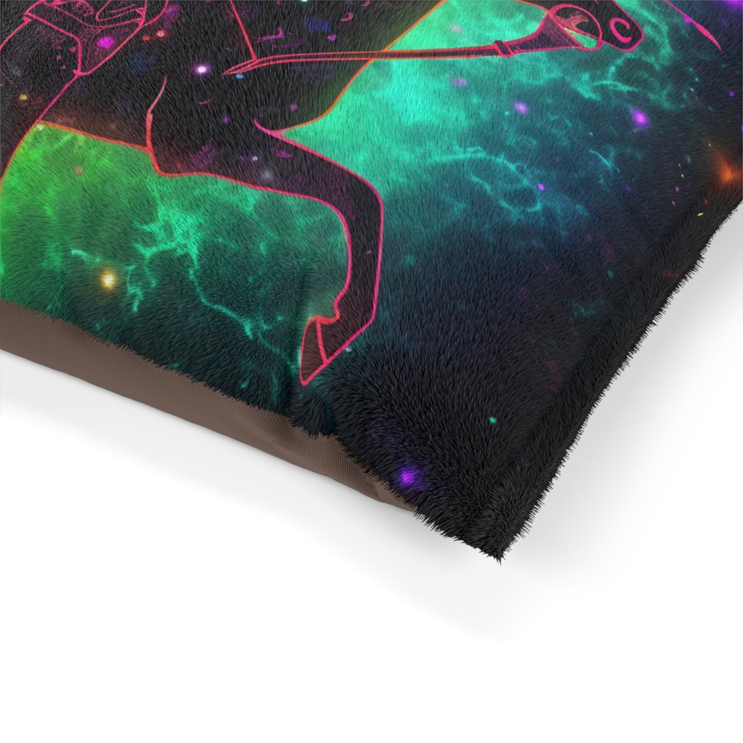 Colorful Sagittarius Zodiac Sign - Star Universe Theme - Pet Bed