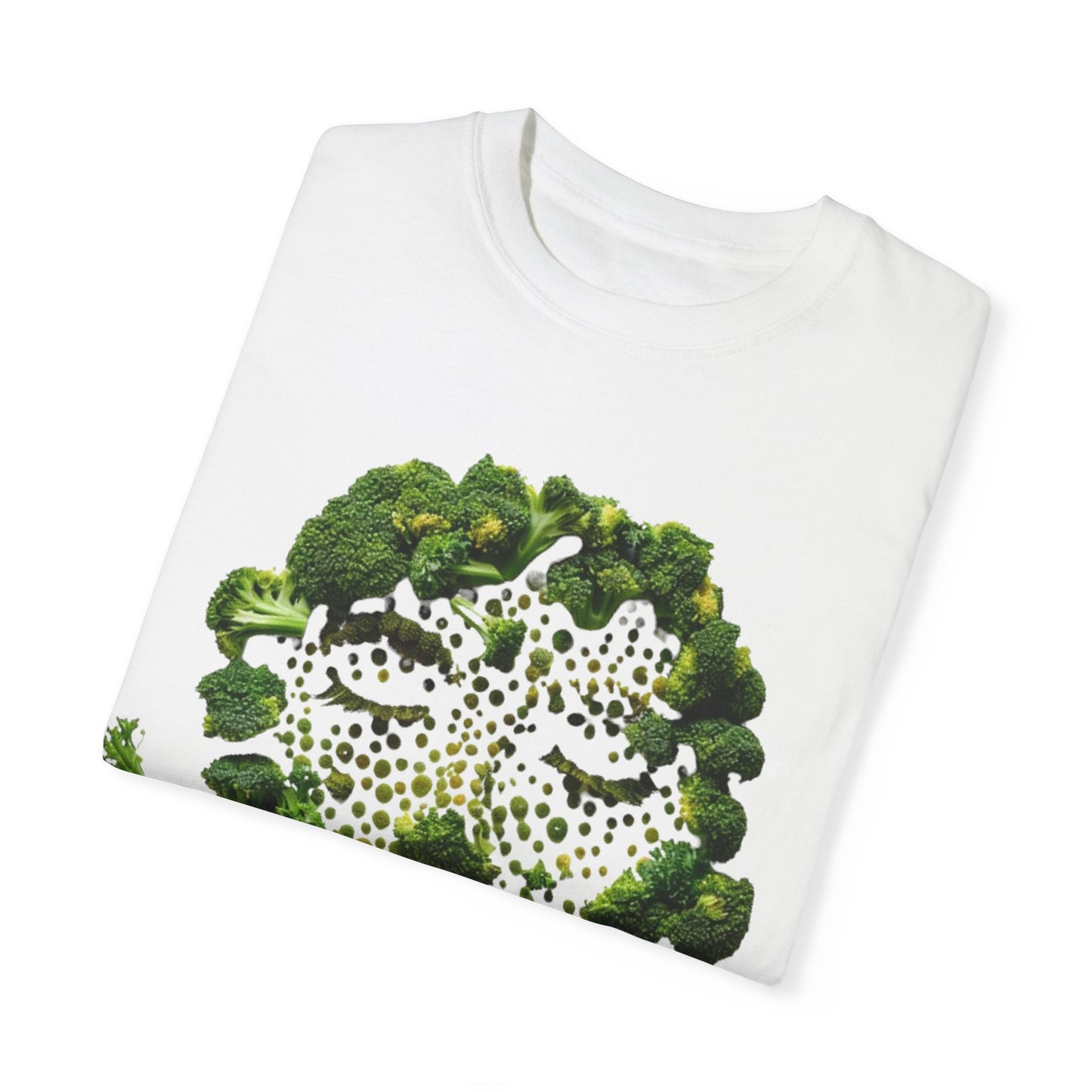 Broccoli Freckles, Unisex Garment-Dyed T-shirt