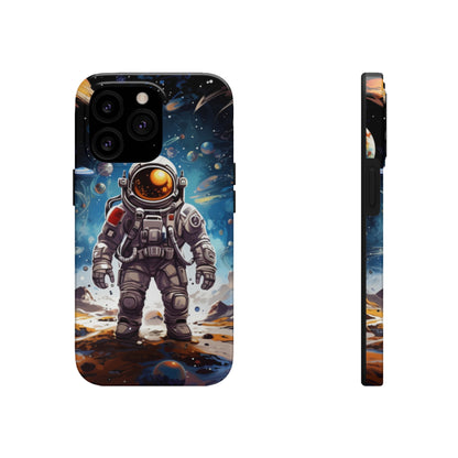 Galactic Voyage: Astronaut Journey in Celestial Star Cosmic Exploration - Tough Phone Cases