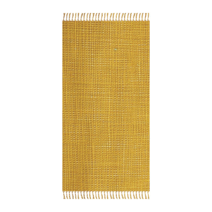 Radiant Sunny Yellow: Denim-Inspired Summer Fabric - Boho Beach Cloth