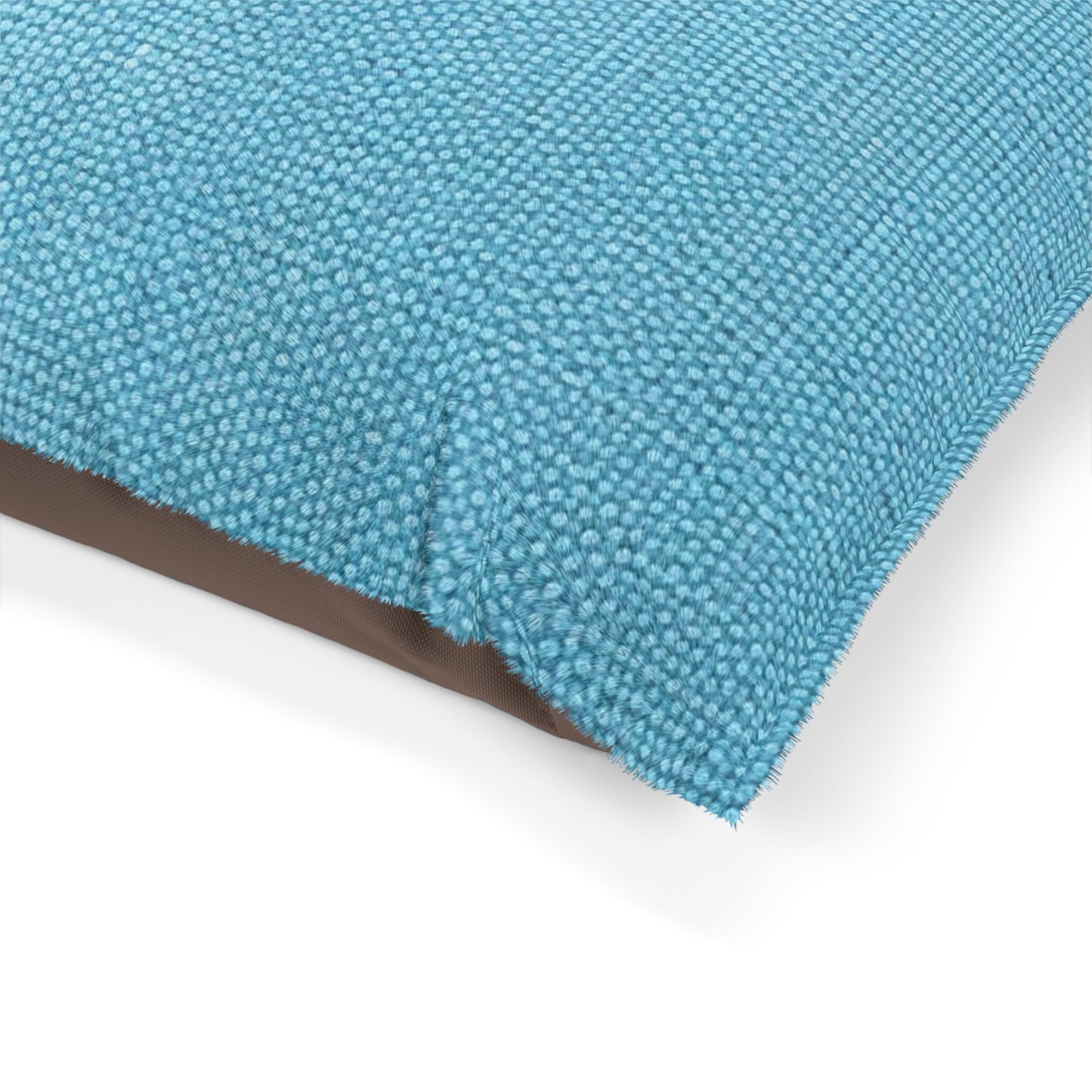 Bright Aqua Teal: Denim-Inspired Refreshing Blue Summer Fabric - Dog & Pet Bed