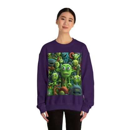 Toy Alien Story Space Character Galactic UFO Anime Cartoon - Unisex Heavy Blend™ Crewneck Sweatshirt