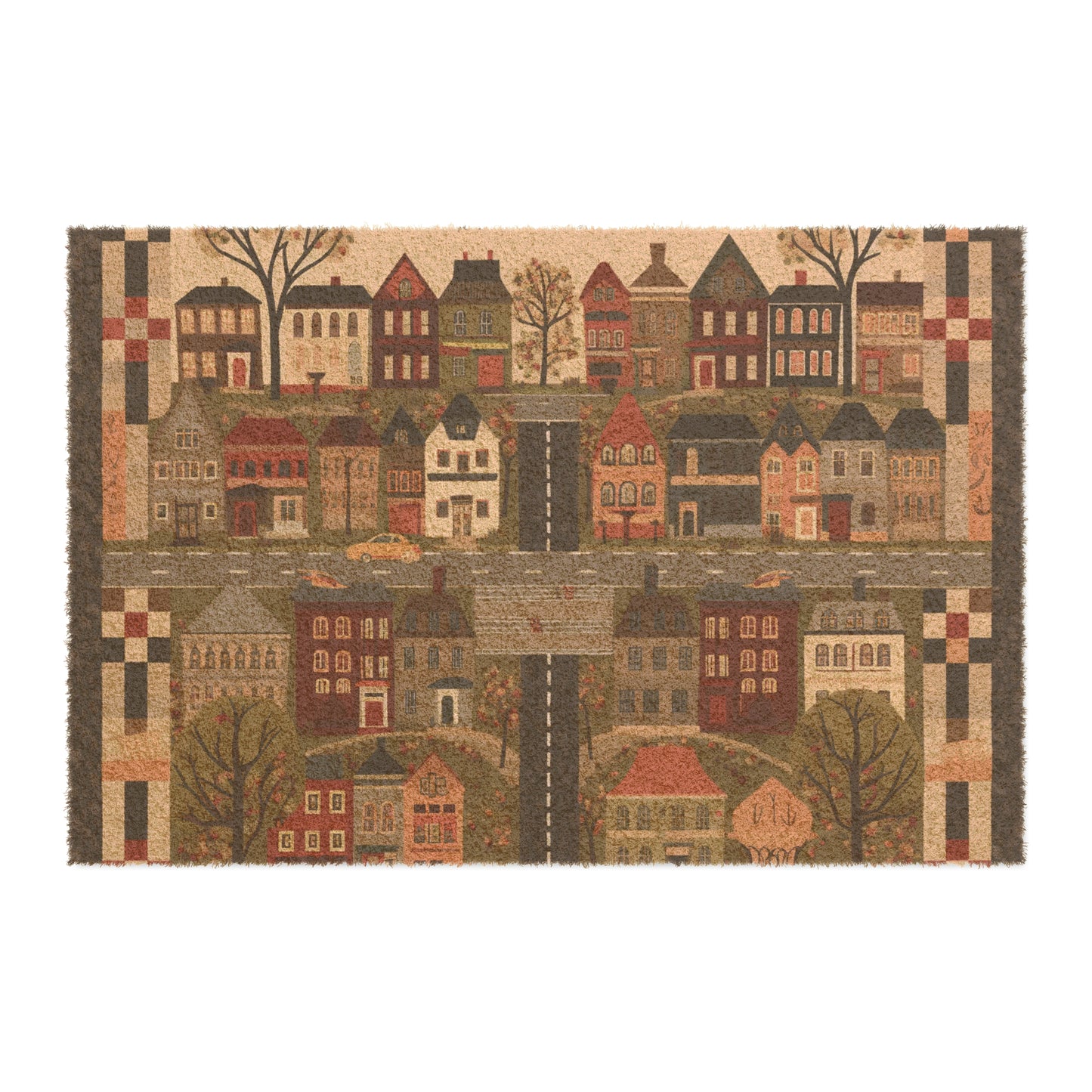 Home Town Quilt Design - Coir Doormat