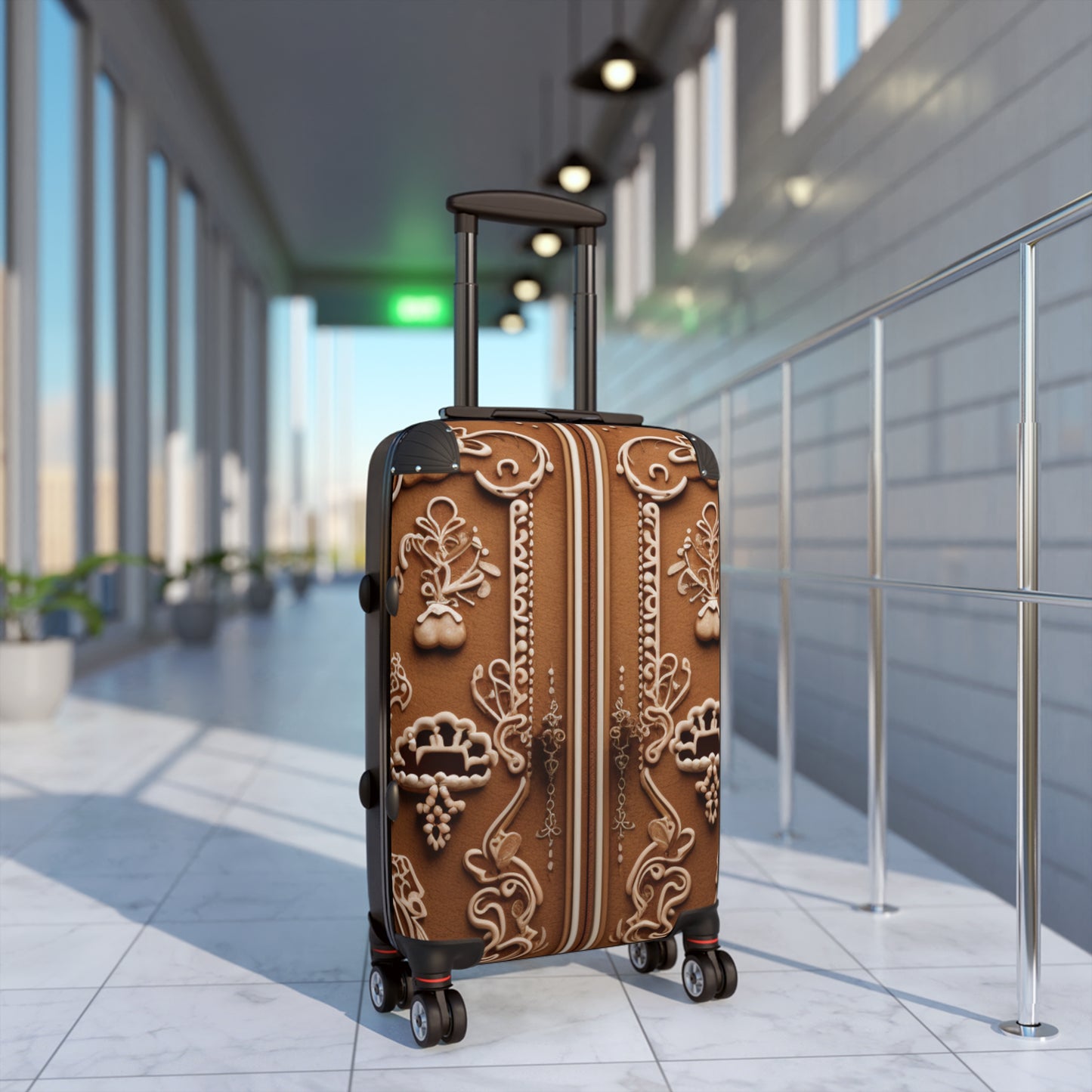 Ornate Gingerbread Carved Wood Door - Suitcase