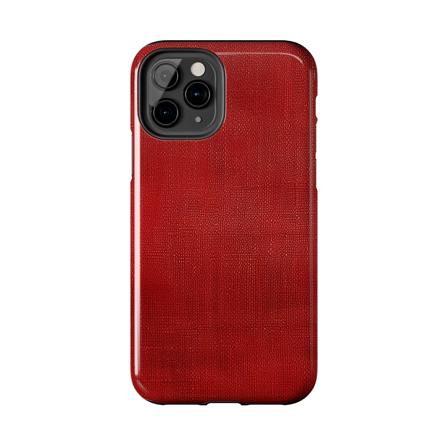 Juicy Red Berry Blast: Denim Fabric Inspired Design - Tough Phone Cases