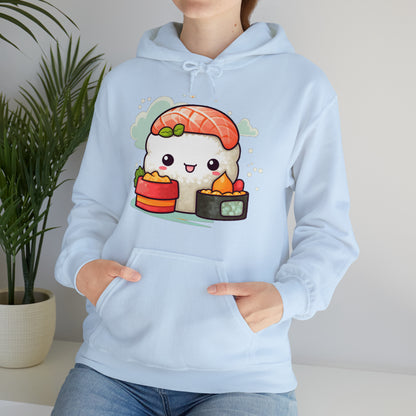 Anime Sushi - Japonés lindo kawaii - Regalo Otaku - Sudadera con capucha Unisex Heavy Blend™ 