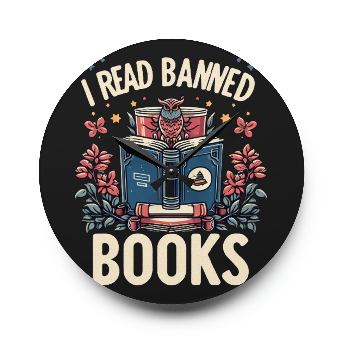 Banned Books - Acrylic Wall Clock