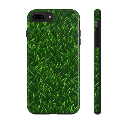 Touch Grass Indoor Style Outdoor Green Artificial Grass Turf - Tough Phone Cases