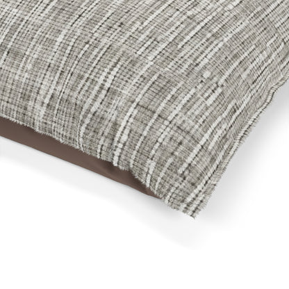 Silver Grey: Denim-Inspired, Contemporary Fabric Design - Dog & Pet Bed