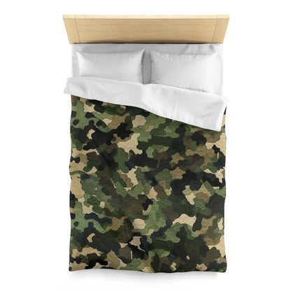 Classic Camo | Camouflage Wrap | Traditional Camo - Microfiber Duvet Cover