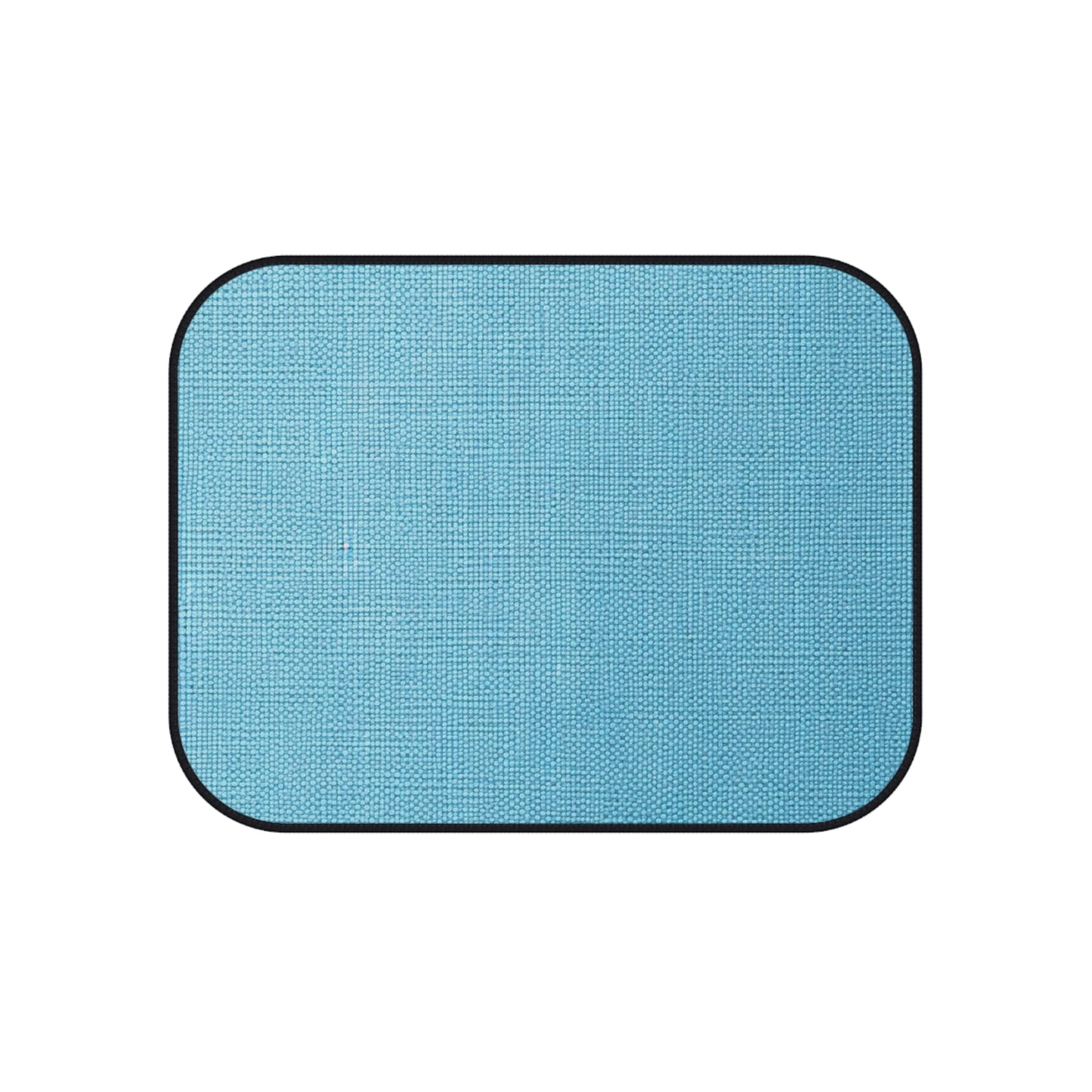 Bright Aqua Teal: Denim-Inspired Refreshing Blue Summer Fabric - Car Mats (Set of 4)