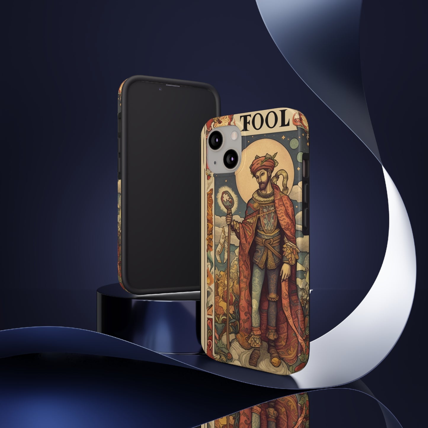 Expressive Tarot - 'The Fool' Card Artistic Reading Symbol - Tough Phone Cases