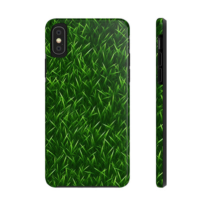 Touch Grass Indoor Style Outdoor Green Artificial Grass Turf - Tough Phone Cases