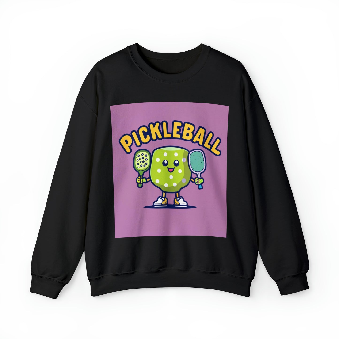 Pickleball Anime kawaii - Cartoon Graphic - Sport Character - Unisex Heavy Blend™ Crewneck Sweatshirt