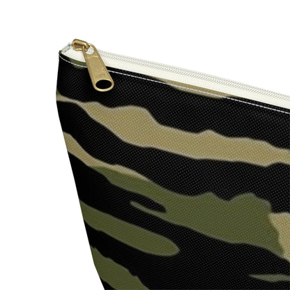 Tiger Stripe Camouflage: Military Style - Accessory Pouch w T-bottom