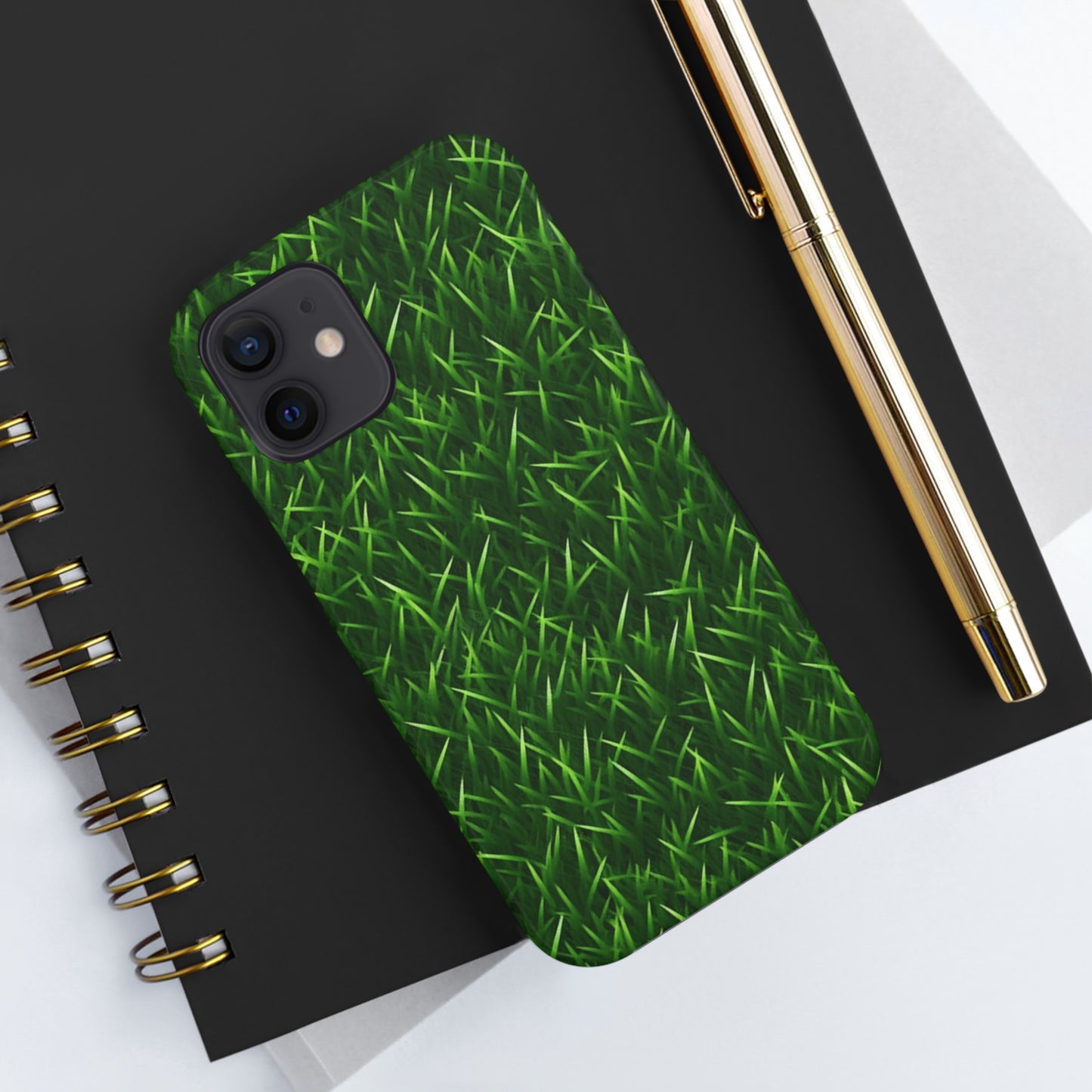 Touch Grass Indoor Style Outdoor Green Artificial Grass Turf - Tough Phone Cases