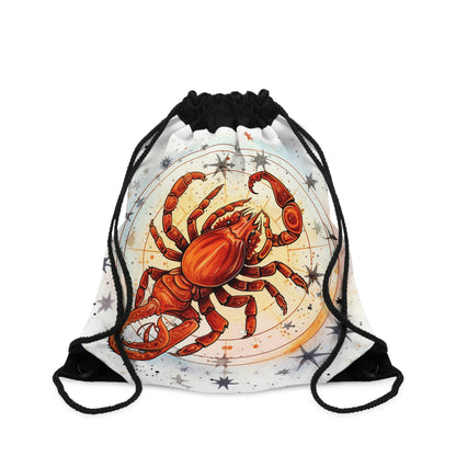 Prickly Scorpio Astrology - Sharp Zodiac Scorpion Celestial Horoscope - Drawstring Bag