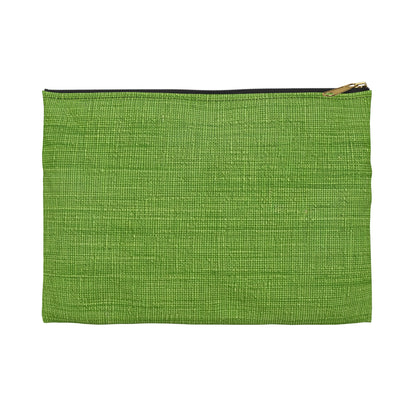 Estilo vaquero verde oliva: tela texturizada y sin costuras - Bolsa para accesorios 