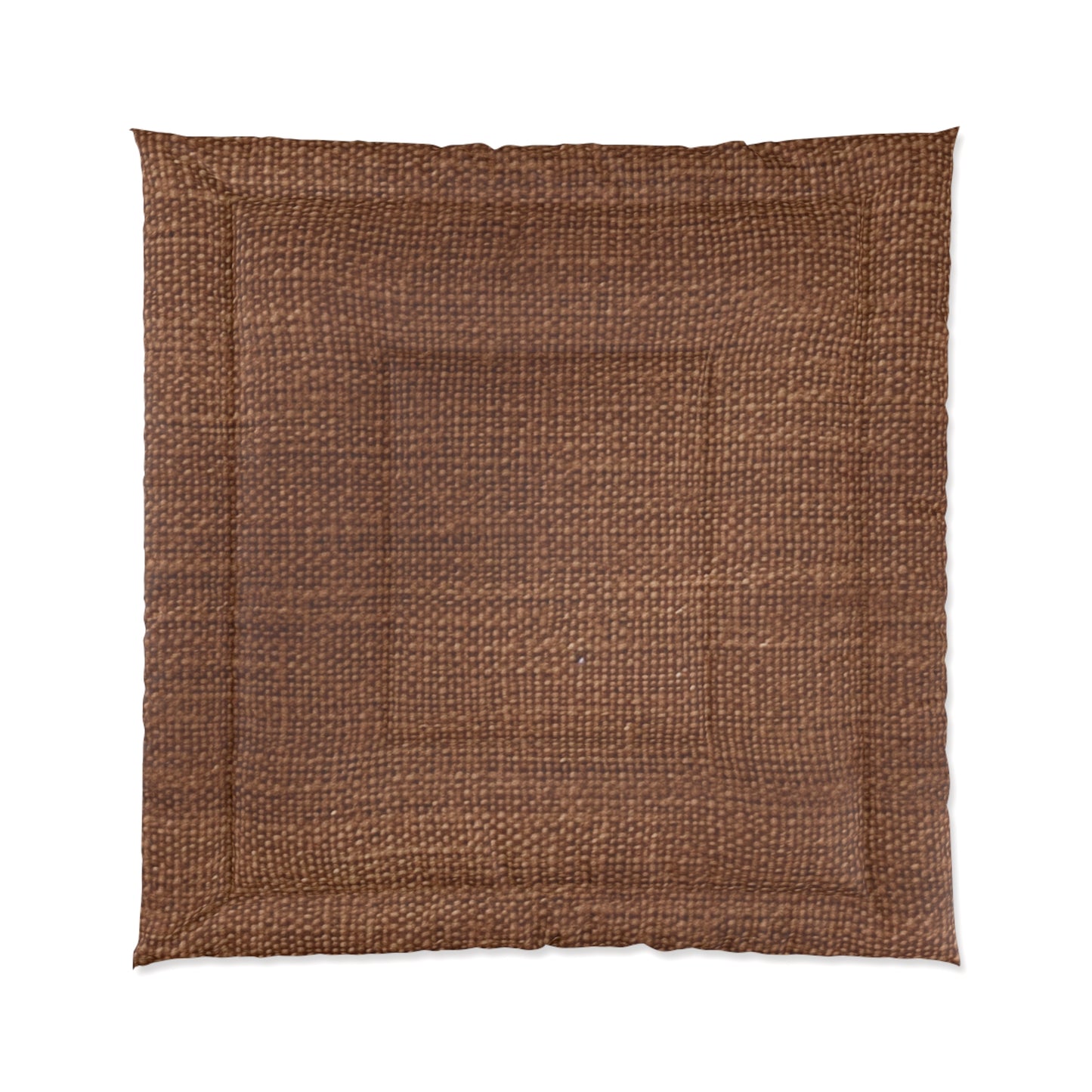 Luxe Dark Brown: Denim-Inspired, Distinctively Textured Fabric - Comforter