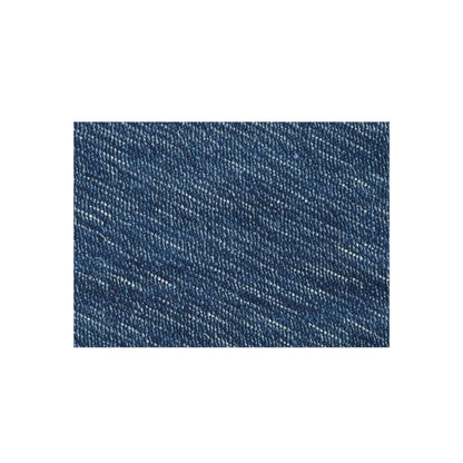 Denim-Inspired Design - Distinct Textured Fabric Pattern - Outdoor Rug