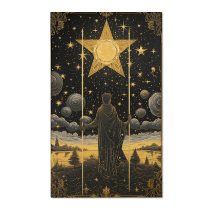 The Star Tarot Card - Symbol of Faith and Optimism - Area Rugs