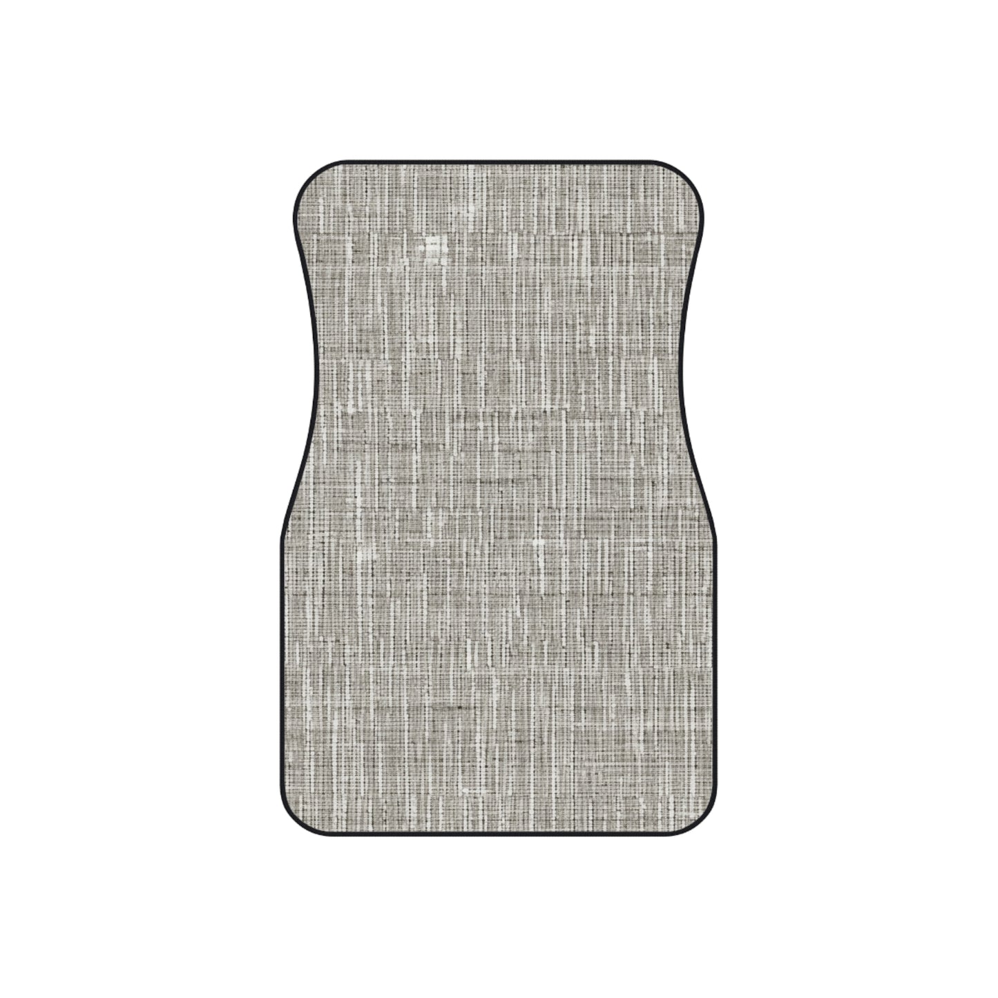 Silver Grey: Denim-Inspired, Contemporary Fabric Design - Car Mats (Set of 4)