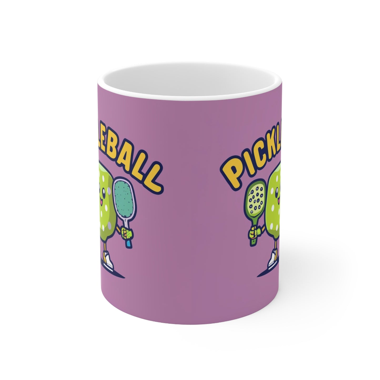 Pickleball Anime kawaii - Gráfico de dibujos animados - Personaje deportivo - Taza de cerámica 11oz 