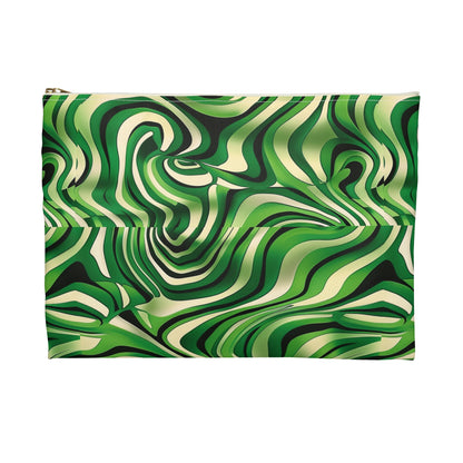 Disco Zebra Green - Accessory Pouch