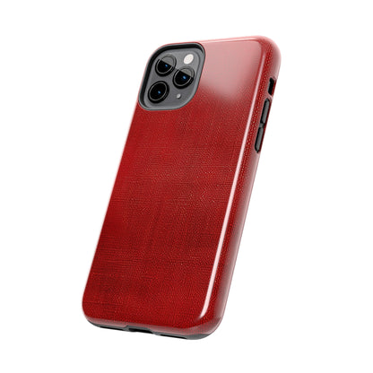 Juicy Red Berry Blast: Denim Fabric Inspired Design - Tough Phone Cases